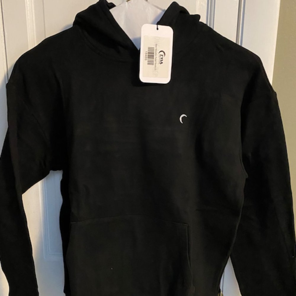 Ziya Relaxation Pocket Hoodie Black Small NWT
